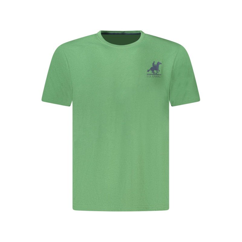 U.S. GRAND T-SHIRT MANICHE CORTE UOMO VERDE