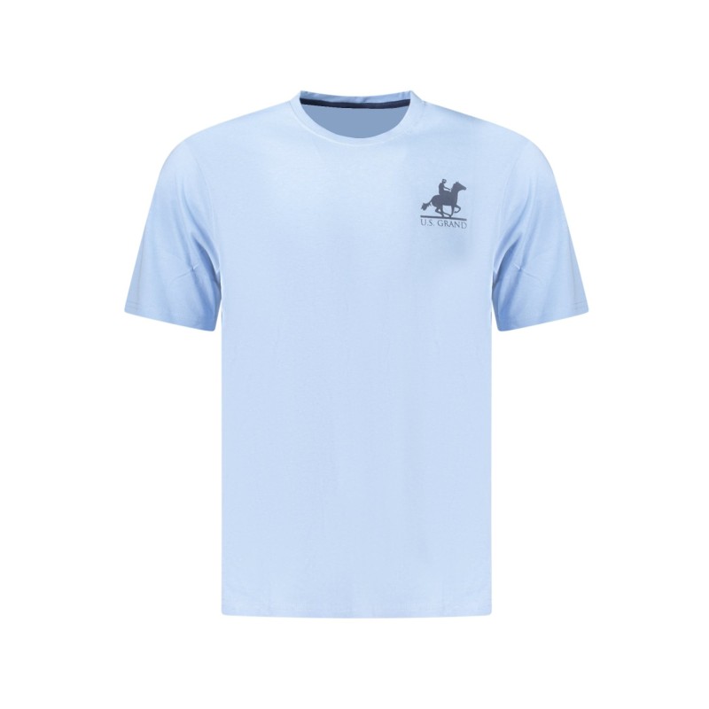 U.S. GRAND T-SHIRT MANICHE CORTE UOMO AZZURRO
