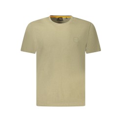 BOSS T-SHIRT MANICHE CORTE UOMO VERDE