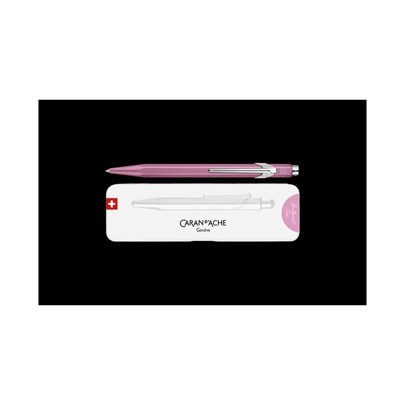 Stylo bille 849™ Colormat-X Rose avec étui slimpack