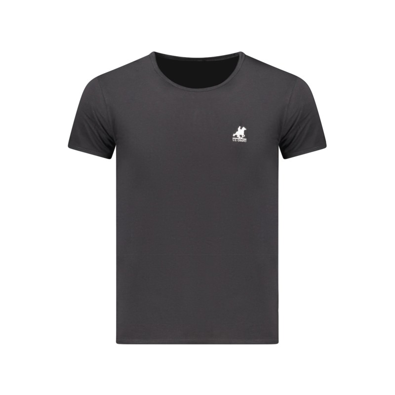 U.S. GRAND T-SHIRT MANICHE CORTE UOMO NERO