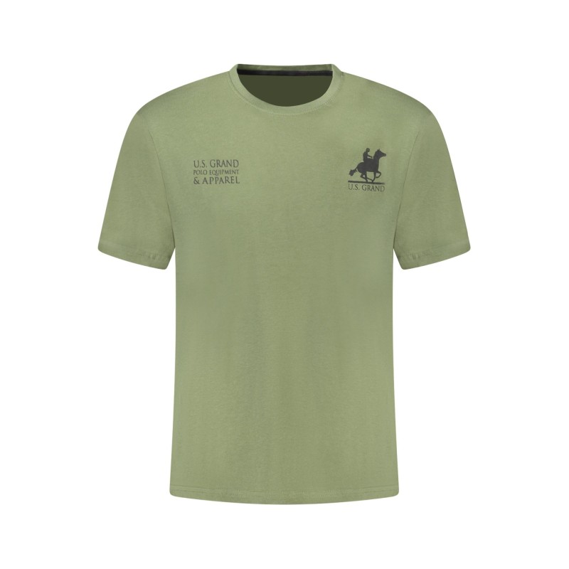 U.S. GRAND T-SHIRT MANICHE CORTE UOMO VERDE