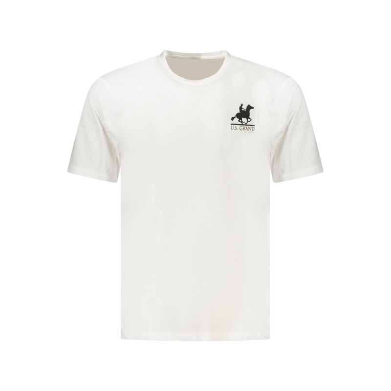 U.S. GRAND T-SHIRT MANICHE CORTE UOMO BIANCO