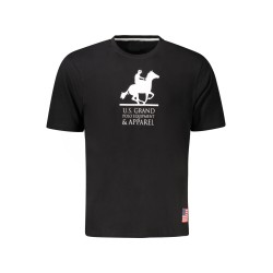 U.S. GRAND T-SHIRT MANICHE CORTE UOMO NERO