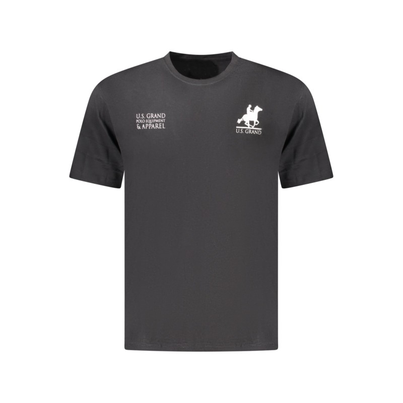 U.S. GRAND T-SHIRT MANICHE CORTE UOMO NERO