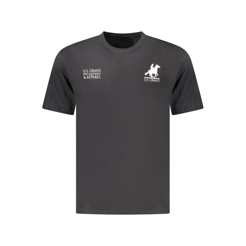 U.S. GRAND T-SHIRT MANICHE CORTE UOMO NERO