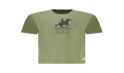 U.S. GRAND T-SHIRT MANICHE CORTE UOMO VERDE