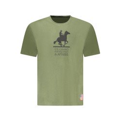 U.S. GRAND T-SHIRT MANICHE CORTE UOMO VERDE