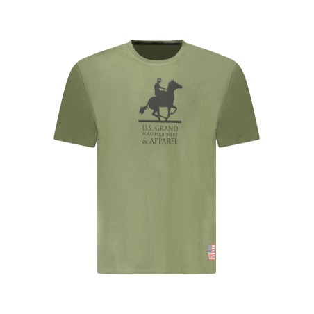 U.S. GRAND T-SHIRT MANICHE CORTE UOMO VERDE