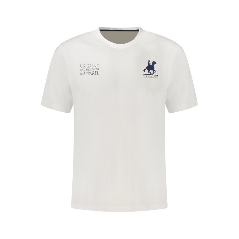 U.S. GRAND T-SHIRT MANICHE CORTE UOMO BIANCO