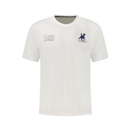U.S. GRAND T-SHIRT MANICHE CORTE UOMO BIANCO