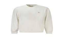 CALVIN KLEIN FELPA SENZA ZIP UOMO BIANCO