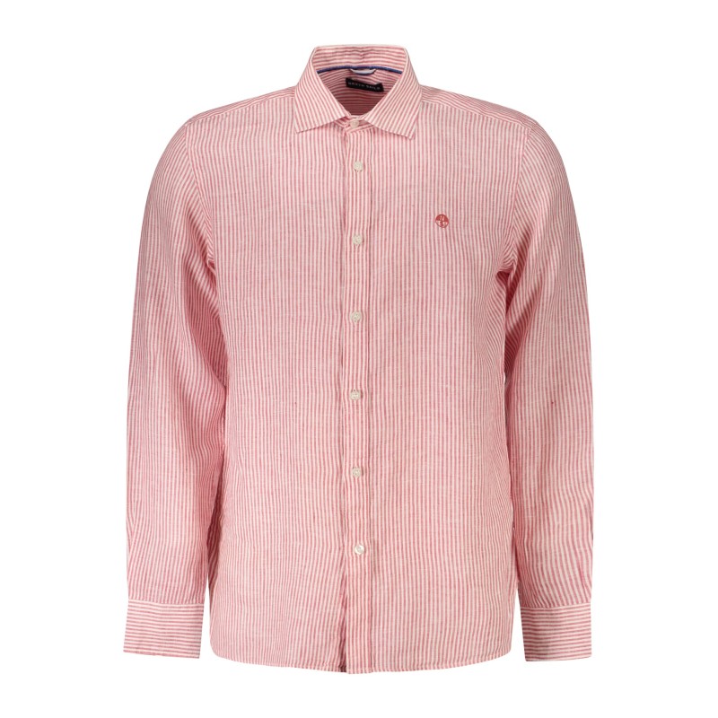 NORTH SAILS CAMICIA MANICHE LUNGHE UOMO ROSSO