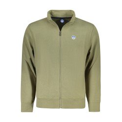 NORTH SAILS FELPA CON ZIP UOMO VERDE