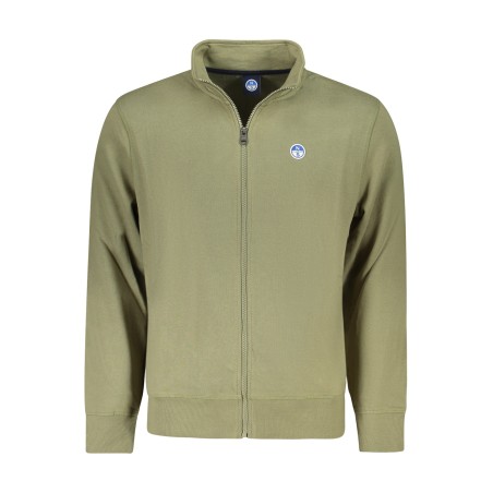 NORTH SAILS FELPA CON ZIP UOMO VERDE