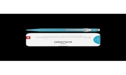 Stylo bille 849™ Colormat-X Turquoise avec étui slimpack