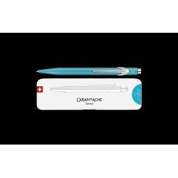Stylo bille 849™ Colormat-X Turquoise avec étui slimpack