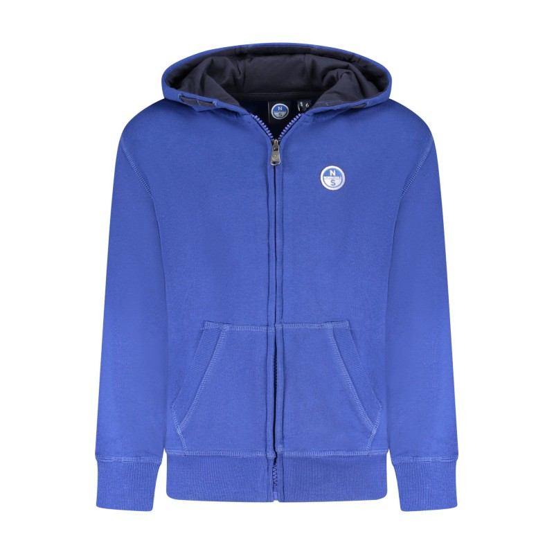 NORTH SAILS FELPA CON ZIP BAMBINO BLU
