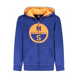NORTH SAILS FELPA CON ZIP BAMBINO BLU