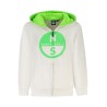 NORTH SAILS FELPA CON ZIP BAMBINO BIANCO