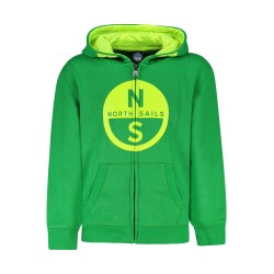 NORTH SAILS FELPA CON ZIP BAMBINO VERDE
