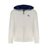 NORTH SAILS FELPA CON ZIP BAMBINO BIANCO