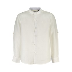 NORTH SAILS CAMICIA MANICHE LUNGHE BAMBINO BIANCO