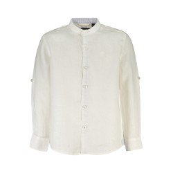 NORTH SAILS CAMICIA MANICHE LUNGHE BAMBINO BIANCO