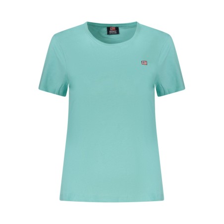 NORWAY 1963 T-SHIRT MANICHE CORTE DONNA AZZURRO