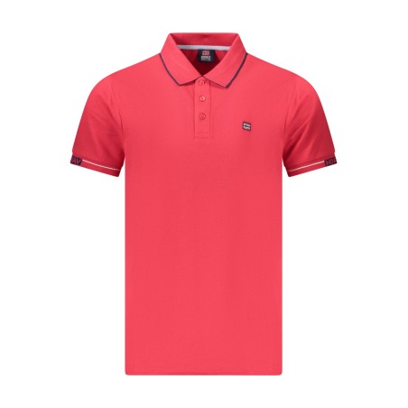 NORWAY 1963 POLO MANICHE CORTE UOMO ROSSO