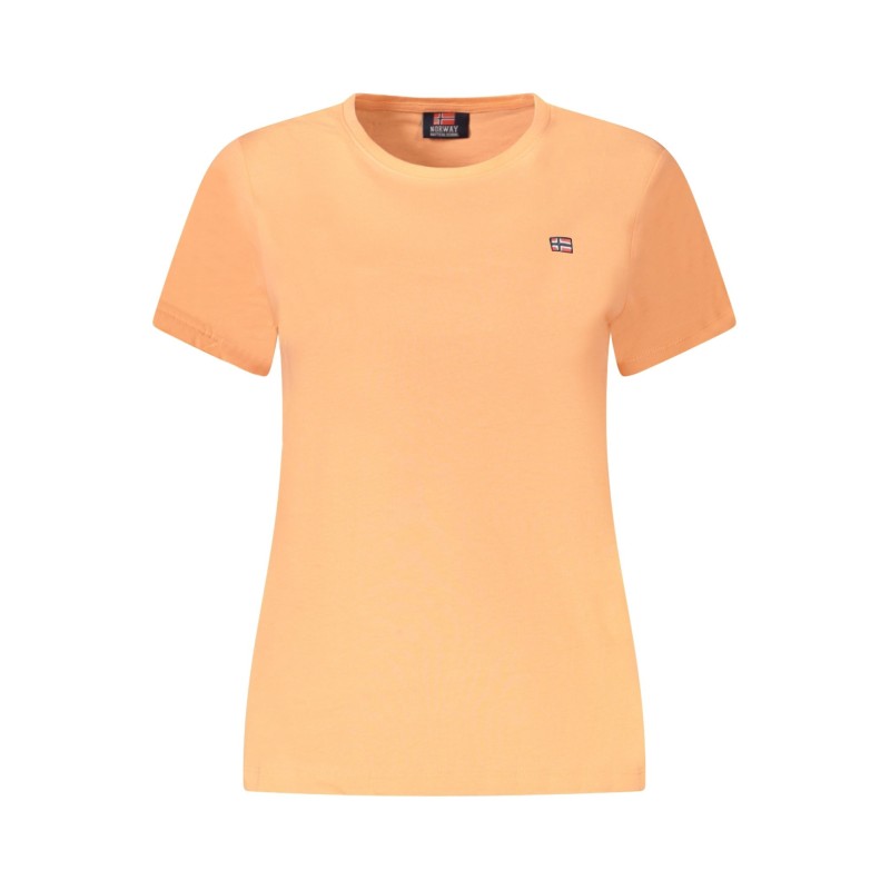 NORWAY 1963 T-SHIRT MANICHE CORTE DONNA ROSA