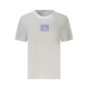 CALVIN KLEIN T-SHIRT MANICHE CORTE DONNA BIANCO