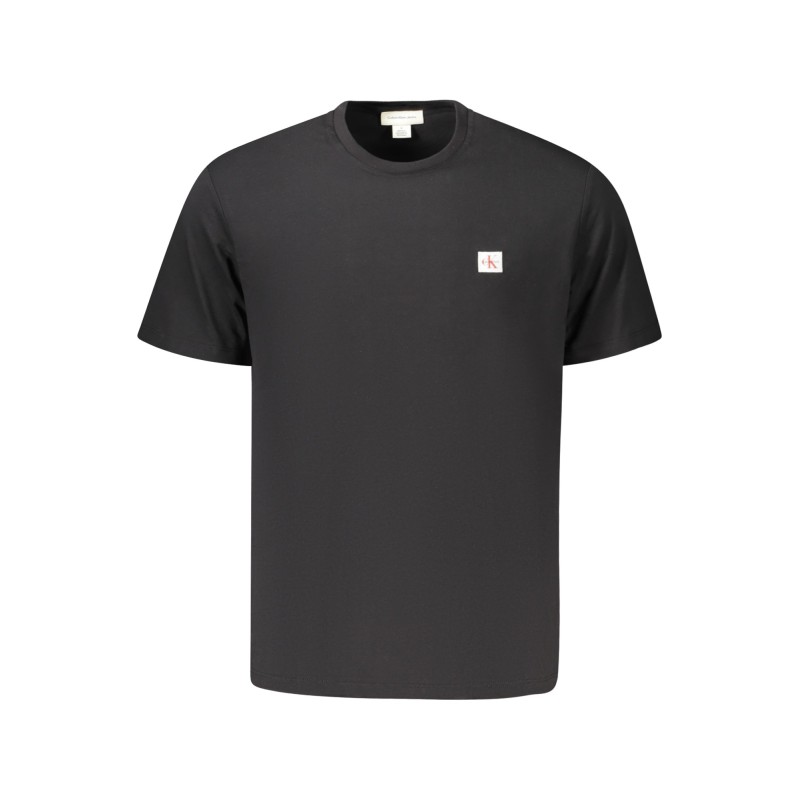 CALVIN KLEIN T-SHIRT MANICHE CORTE UOMO NERO