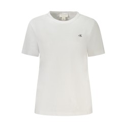 CALVIN KLEIN T-SHIRT MANICHE CORTE DONNA BIANCO