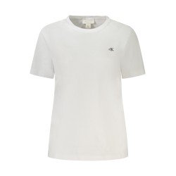 CALVIN KLEIN T-SHIRT MANICHE CORTE DONNA BIANCO