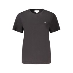 CALVIN KLEIN T-SHIRT MANICHE CORTE DONNA NERO