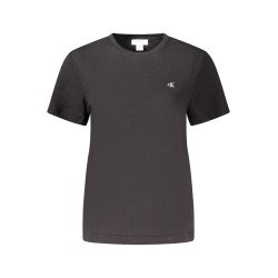 CALVIN KLEIN T-SHIRT MANICHE CORTE DONNA NERO