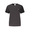 CALVIN KLEIN T-SHIRT MANICHE CORTE DONNA NERO