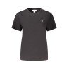 CALVIN KLEIN T-SHIRT MANICHE CORTE DONNA NERO