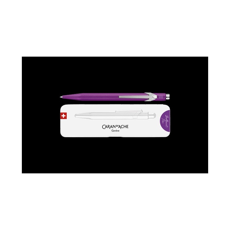 Stylo bille 849™ Colormat-X Violet avec étui slimpack