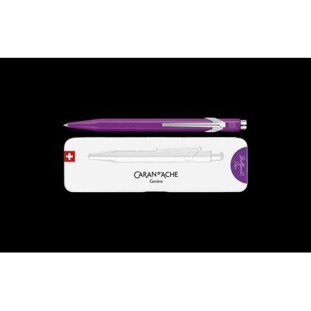 Stylo bille 849™ Colormat-X Violet avec étui slimpack