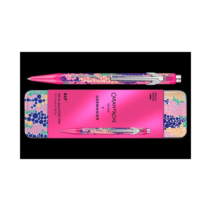 Stylo bille 849™ Germanier Rose fluo avec étui métal