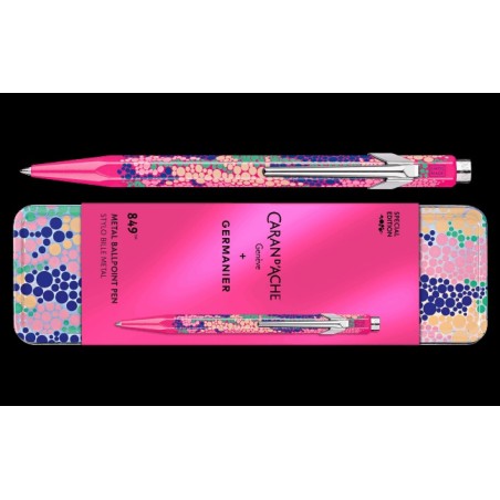 Stylo bille 849™ Germanier Rose fluo avec étui métal