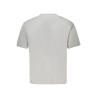 GUESS JEANS T-SHIRT MANICHE CORTE DONNA GRIGIO