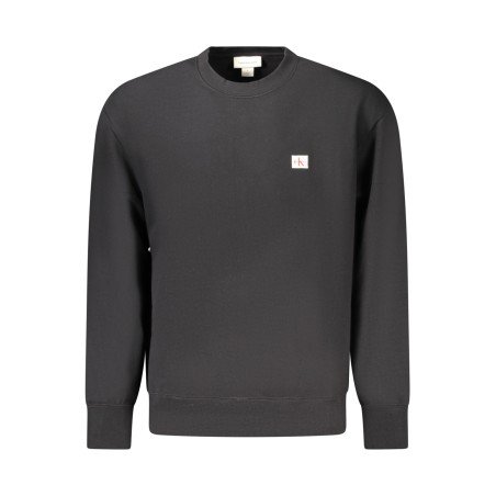 CALVIN KLEIN FELPA SENZA ZIP UOMO NERO