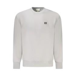 CALVIN KLEIN FELPA SENZA ZIP UOMO GRIGIO