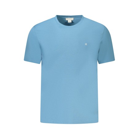 CALVIN KLEIN T-SHIRT MANICHE CORTE UOMO AZZURRO