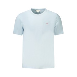 CALVIN KLEIN T-SHIRT MANICHE CORTE UOMO AZZURRO