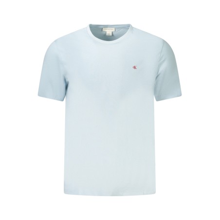 CALVIN KLEIN T-SHIRT MANICHE CORTE UOMO AZZURRO