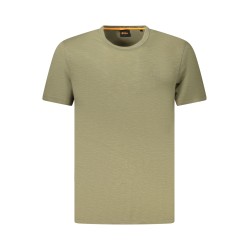 BOSS T-SHIRT MANICHE CORTE UOMO VERDE